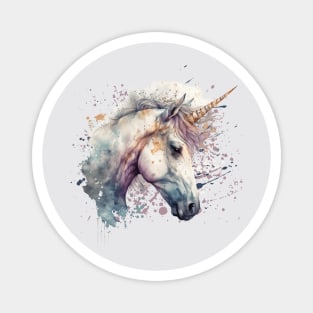 Watercolor Unicorn Magnet